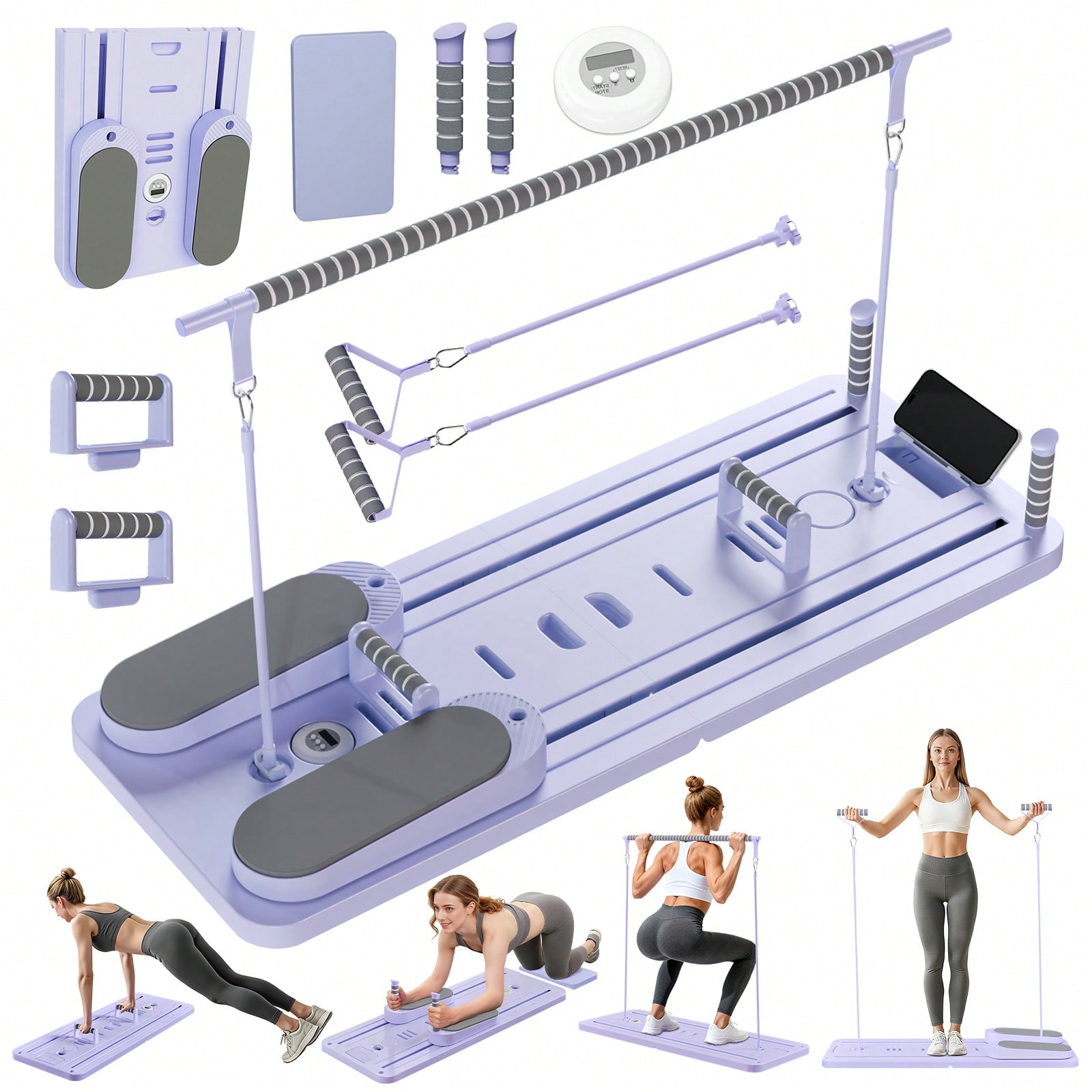Pilates & Yoga Tina Fehrenbach - Pilates Reformer With Bar, Pilates Board