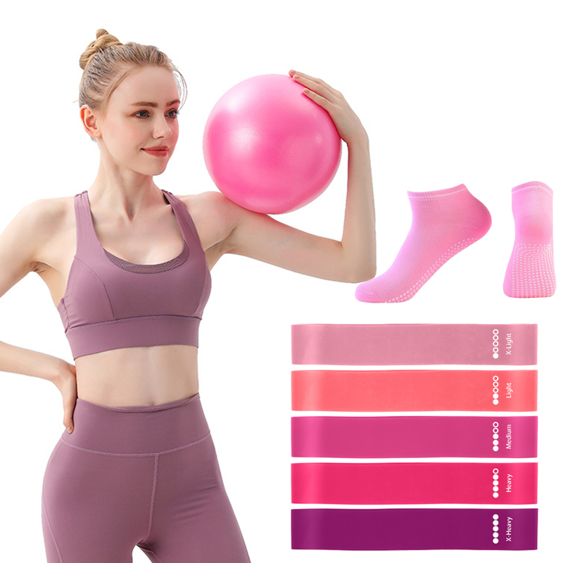 Pilates Ball Resistance Bands  - огляд і ціна Pilates Yoga Ball Workout