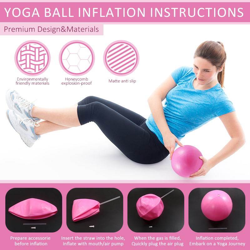 Pilates Ball Resistance Bands  - огляд і ціна Pilates Yoga Ball Workout