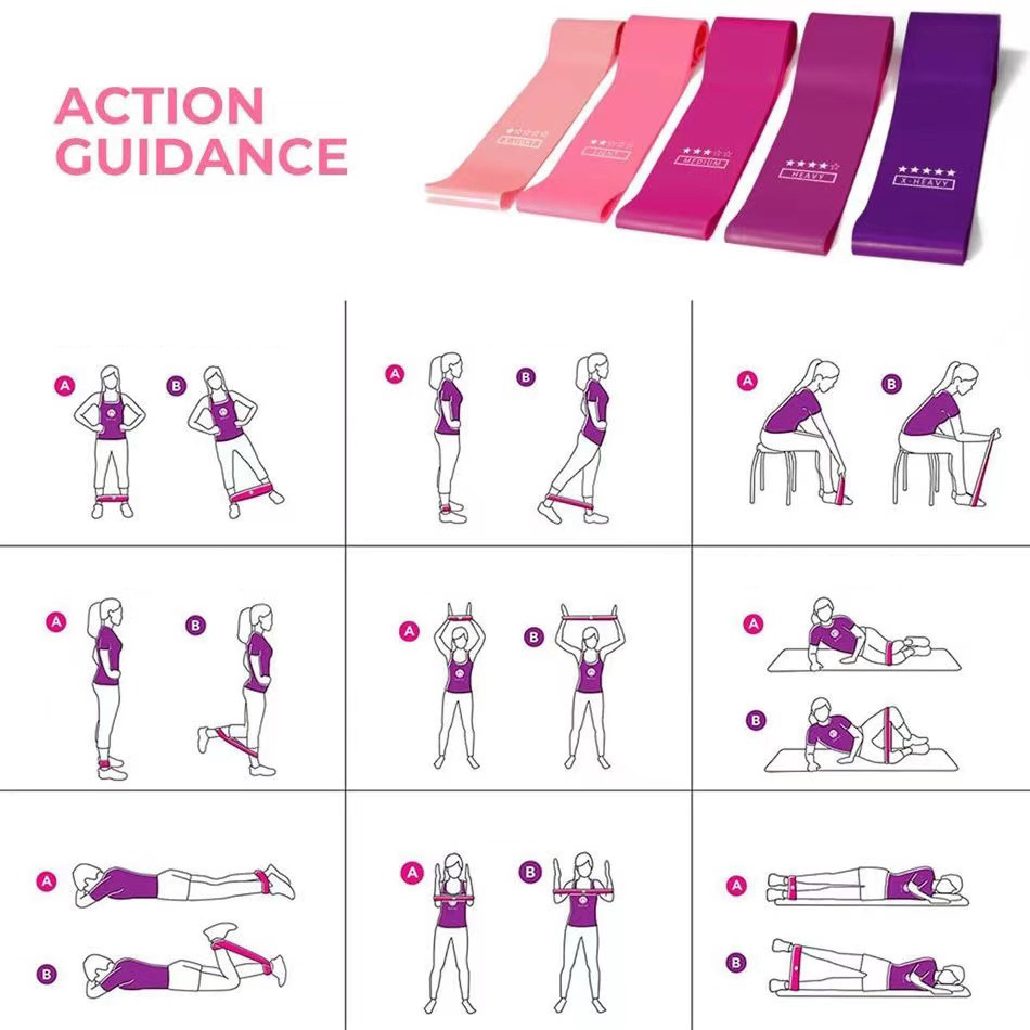 Pilates Ball Resistance Bands  - огляд і ціна Pilates Yoga Ball Workout