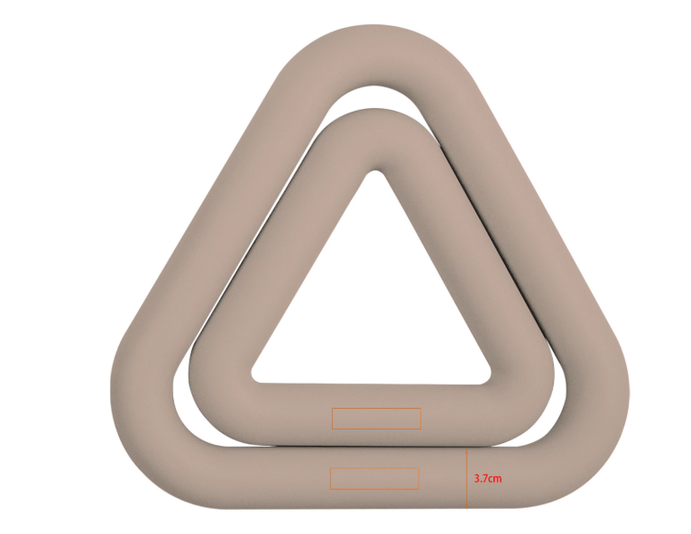 Triangle Iron Ring Yoga Weight - огляд і ціна Pilates Yoga Ring