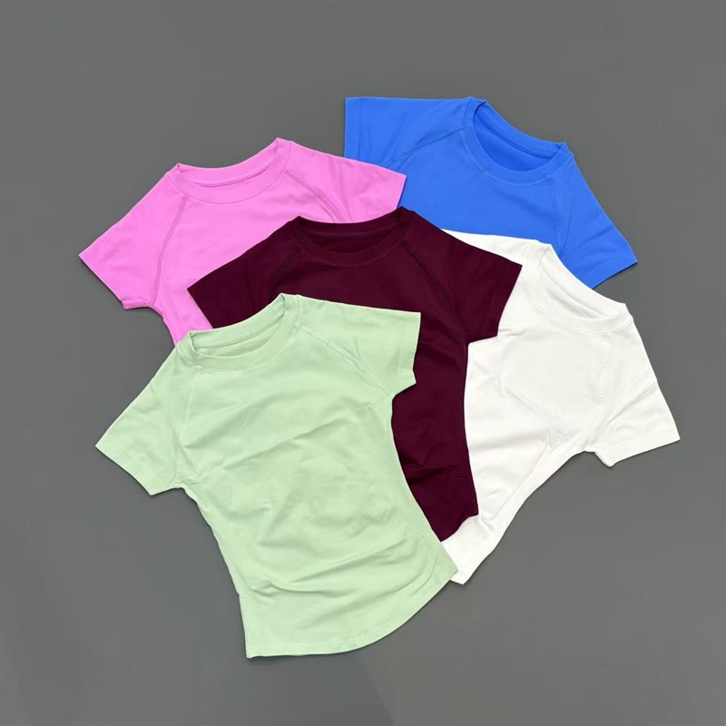 Short Sleeve Seamless Yoga Top - огляд і ціна Yoga Strap Cotton