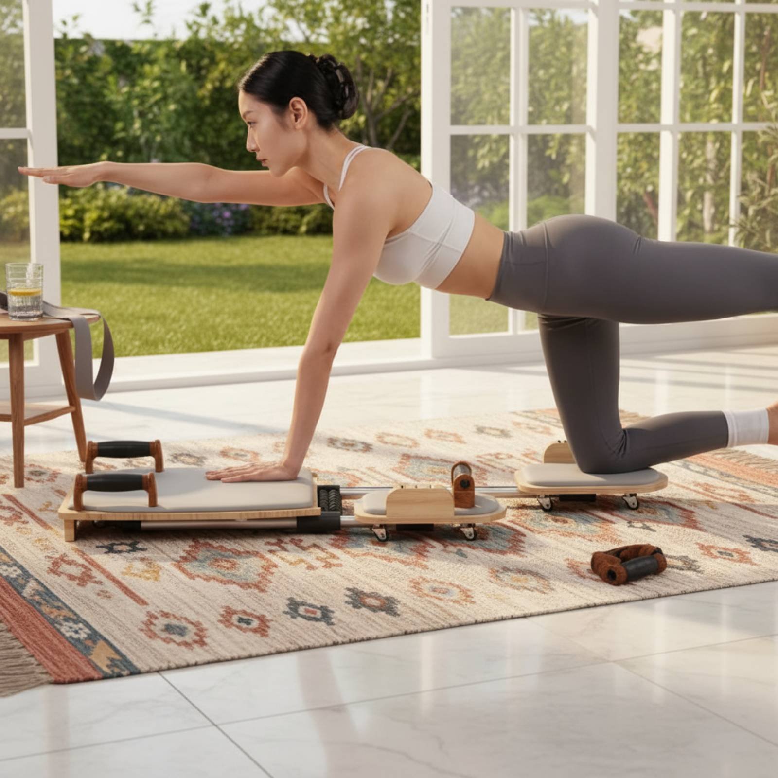 Home Pilates Reformer 6 Spring - огляд і ціна Pilates Reformer Spring