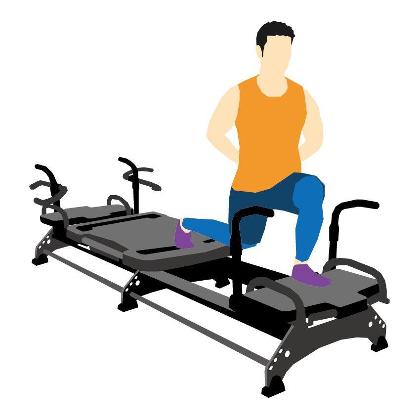 8PCS Pilates Megaformer Reform - огляд і ціна Pilates Reformer Spring