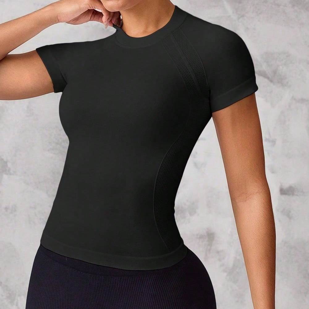 Women's Short-Sleeved Sports T - огляд і ціна Yoga Strap Cotton