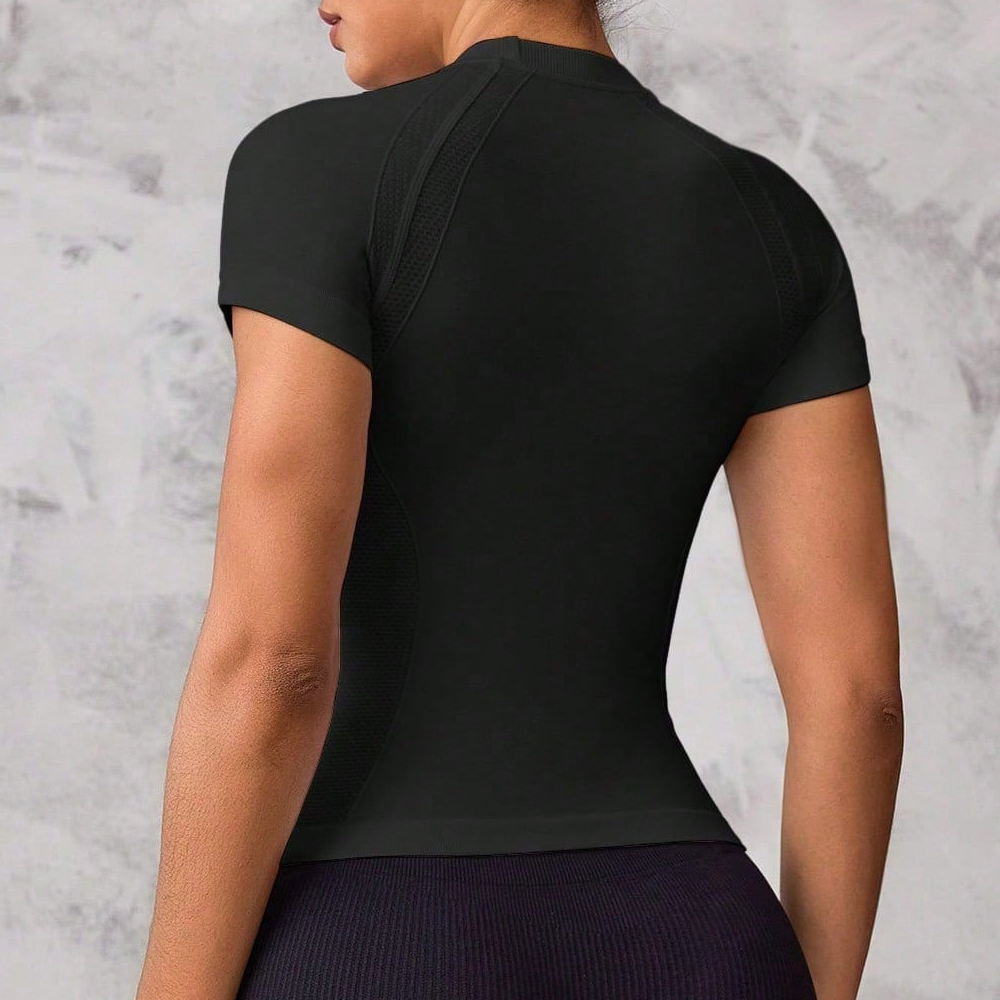 Women's Short-Sleeved Sports T - огляд і ціна Yoga Strap Cotton