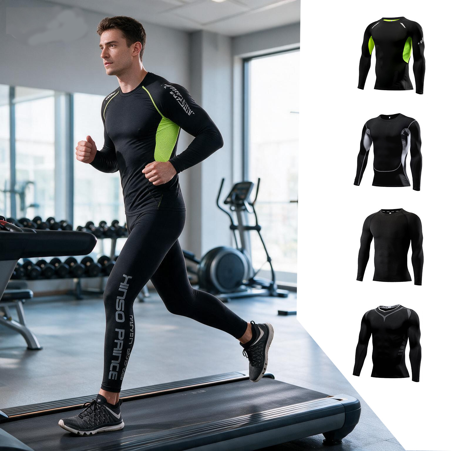 2026 Men Compression Sportswea - огляд і ціна Pilates Yoga Outfit