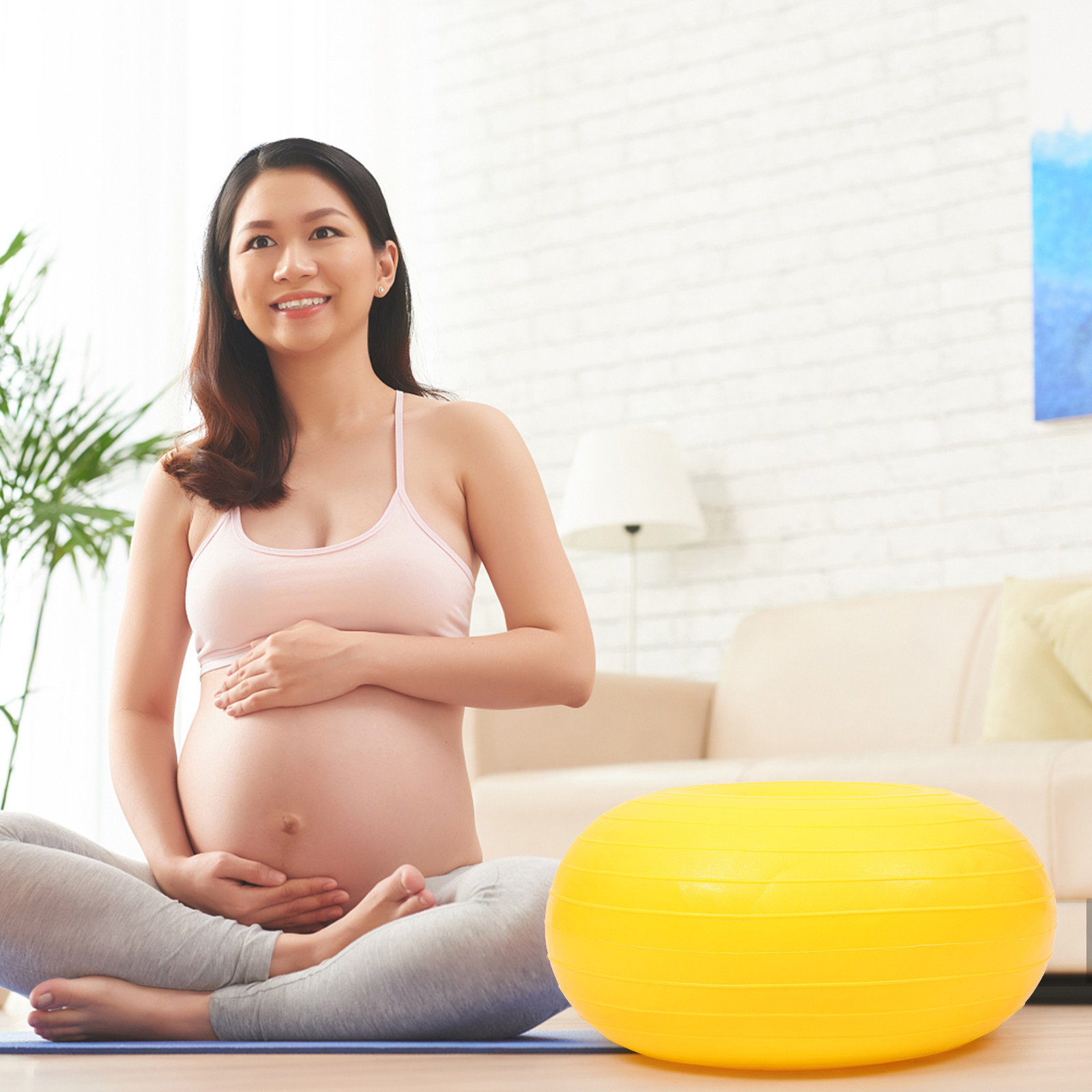 PVC Small Yoga Ball Reusable C - огляд і ціна Pilates Yoga Ball Workout