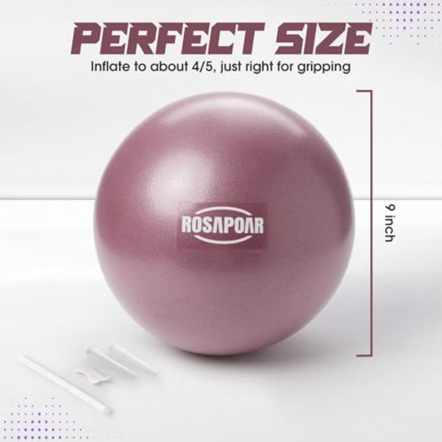 Small Exercise Ball - 9 Inch M - огляд і ціна Pilates Yoga Ball Workout