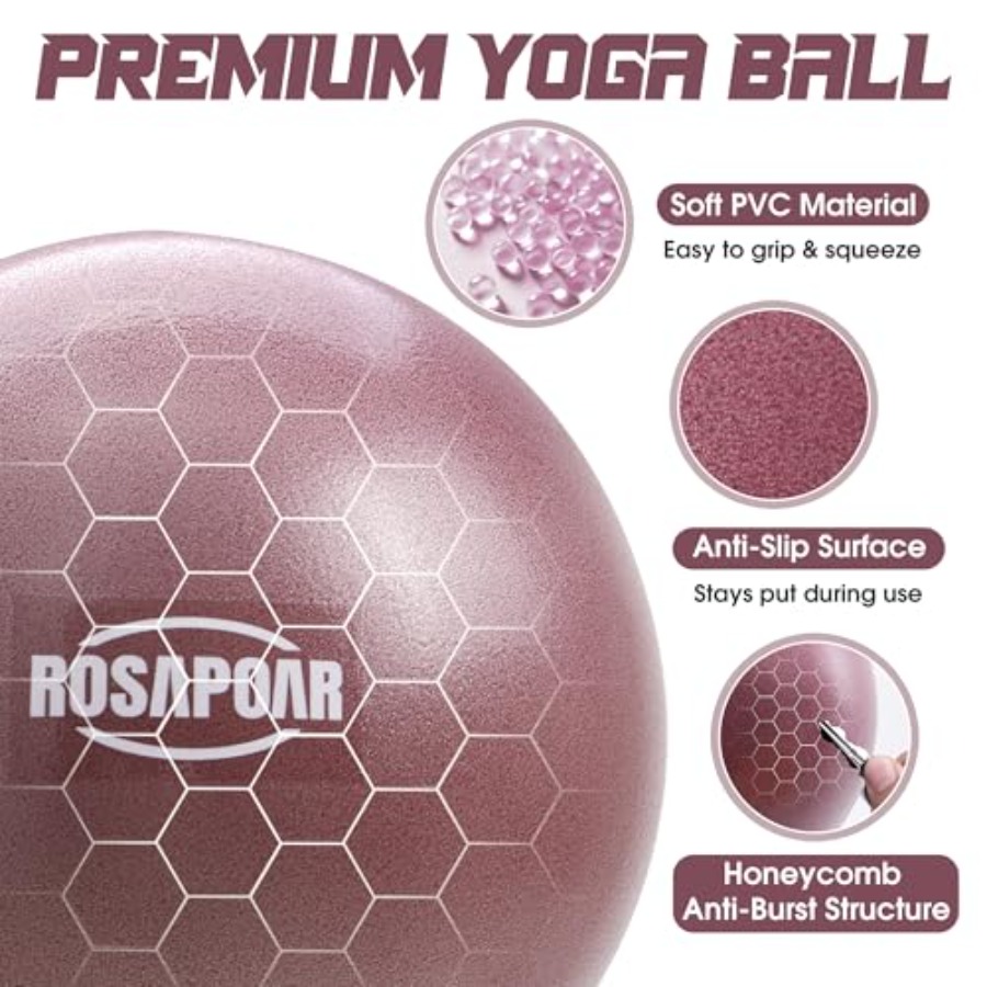 Small Exercise Ball - 9 Inch M - огляд і ціна Pilates Yoga Ball Workout