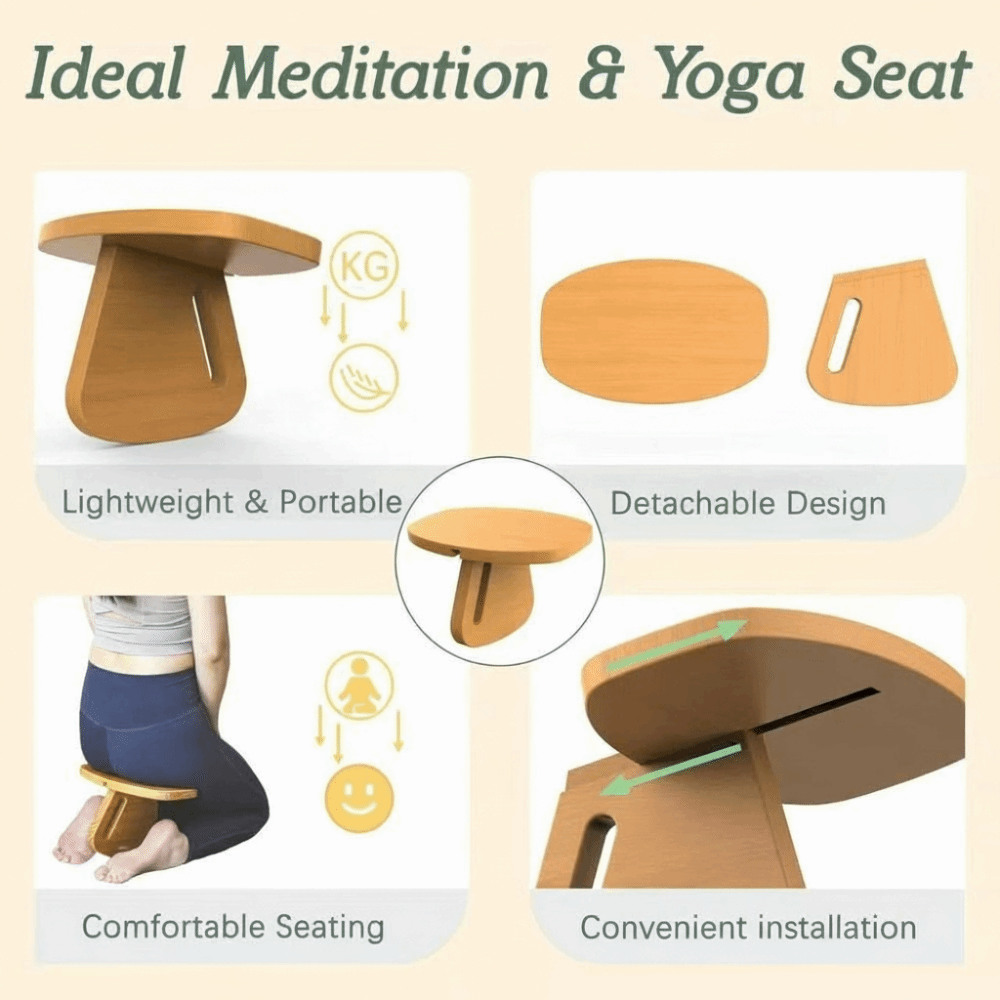 Prayer Chair Solid Wood Wooden - огляд і ціна Pilates Chair Wunda