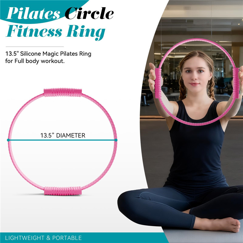 Eco-Friendly Double Handle Sil - огляд і ціна Pilates Yoga Ring
