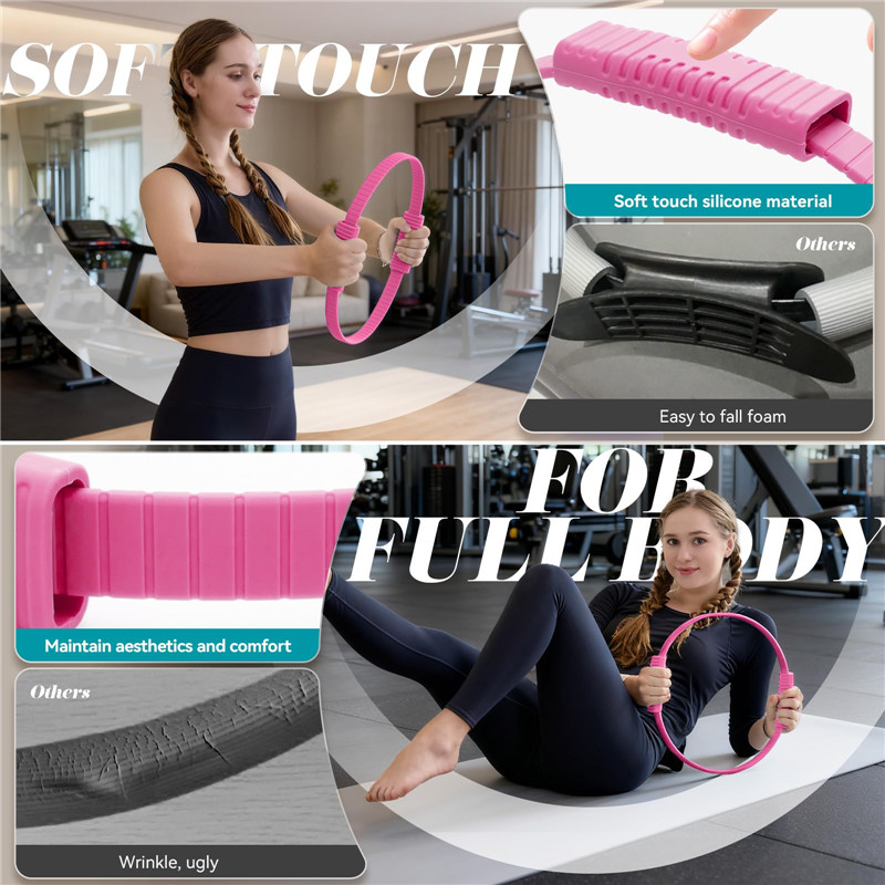Eco-Friendly Double Handle Sil - огляд і ціна Pilates Yoga Ring