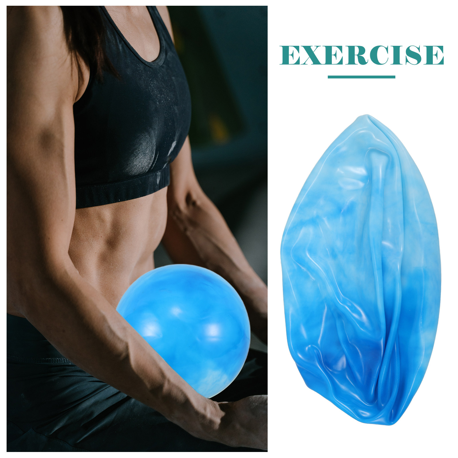 25 Cm Colorful Watercolor Desi - огляд і ціна Pilates Yoga Ball Workout