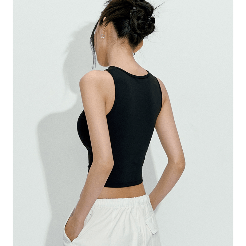 Women's halter sports vest, on - огляд і ціна Pilates Yoga Or