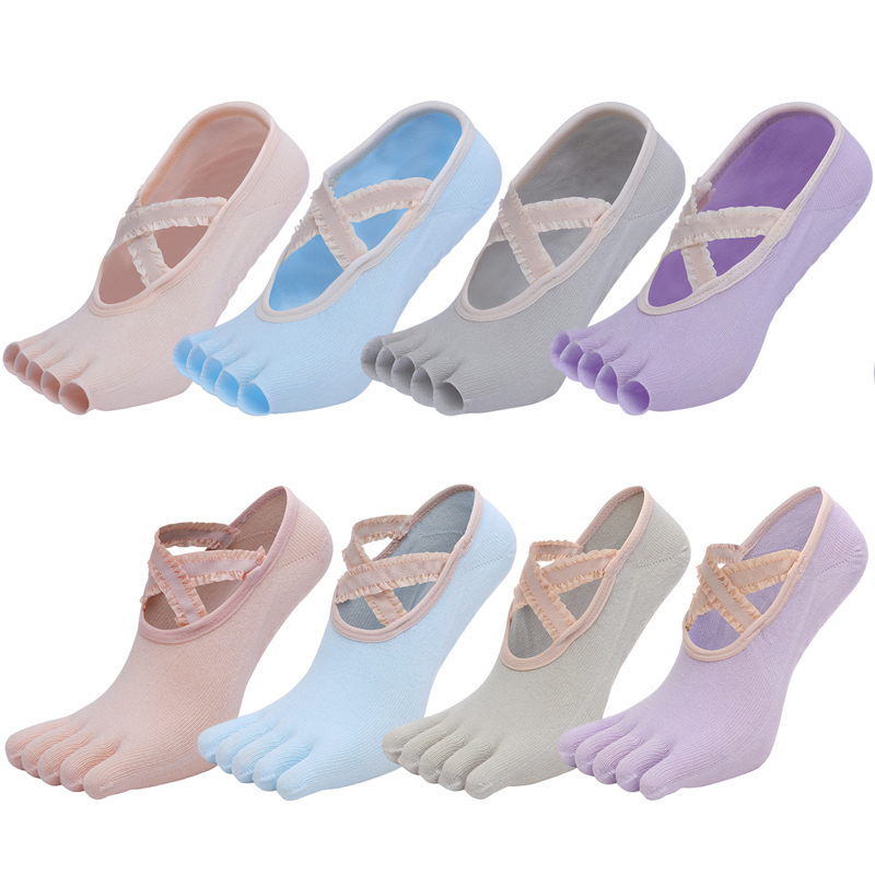 Five Finger Yoga Socks Lace Cr - огляд і ціна Yoga Strap Cotton