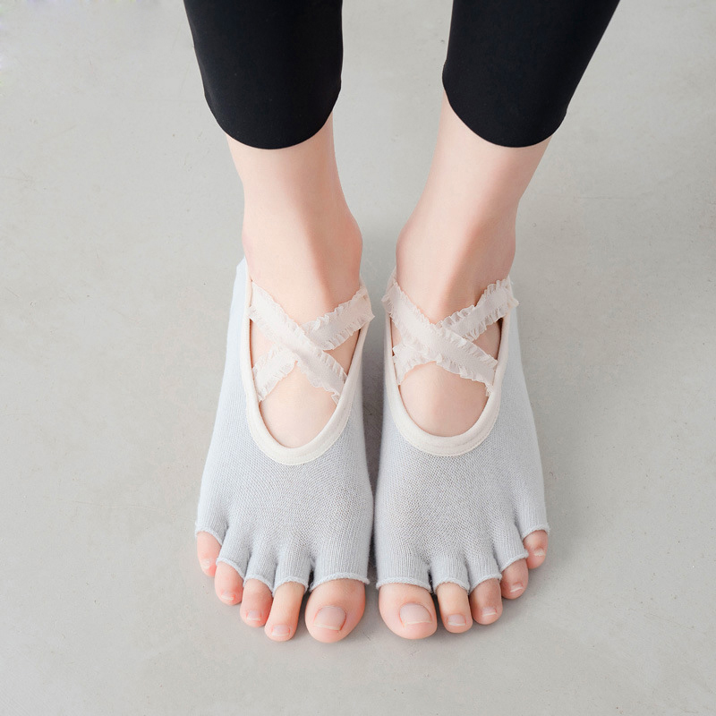 Five Finger Yoga Socks Lace Cr - огляд і ціна Yoga Strap Cotton
